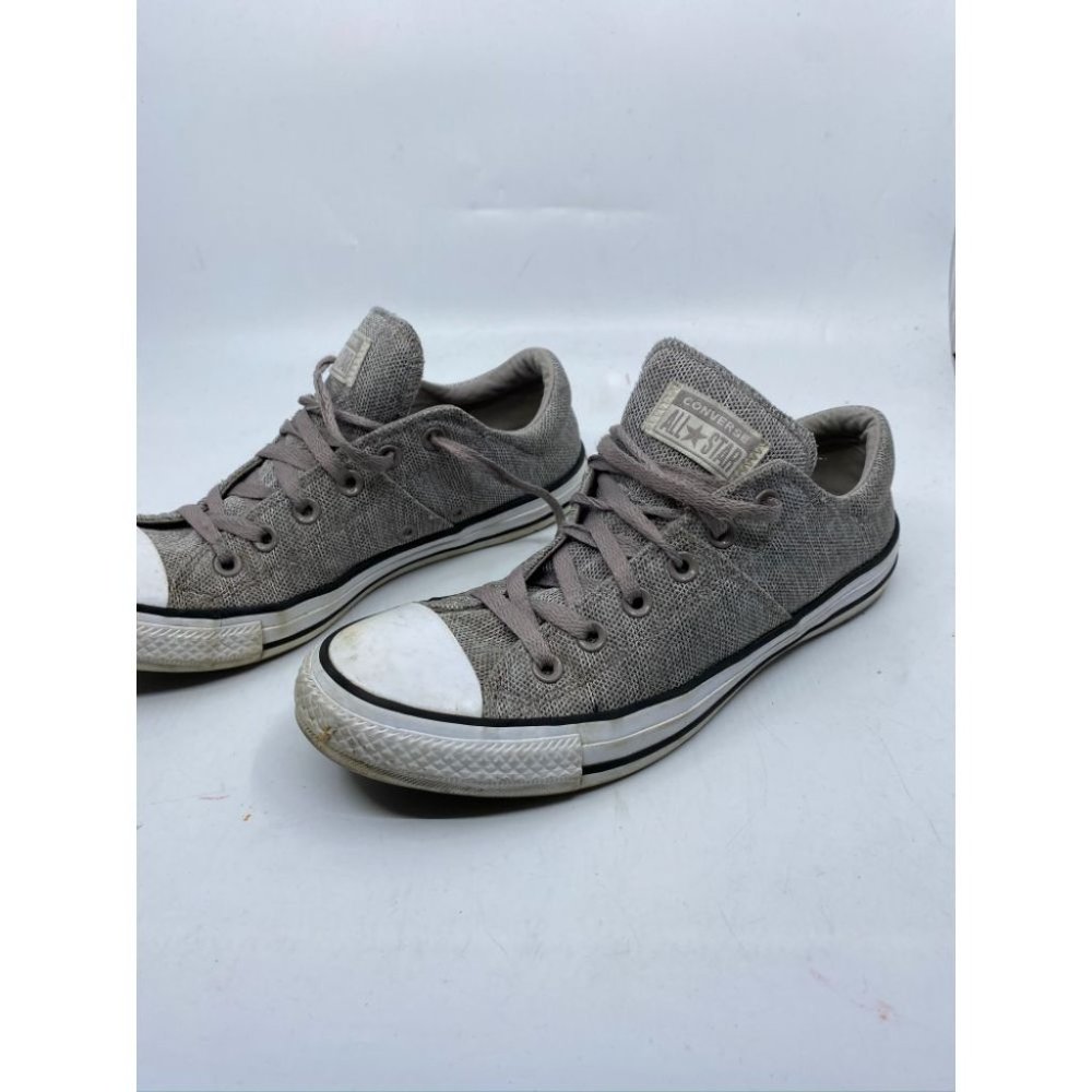 CONVERSE Sneakers White Gray Women's Size 10 - Picture 4 of 7